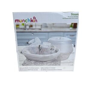 Munchkin 11065 Steam Guard Microwave Sterilizer New In‎ Sealed Box
